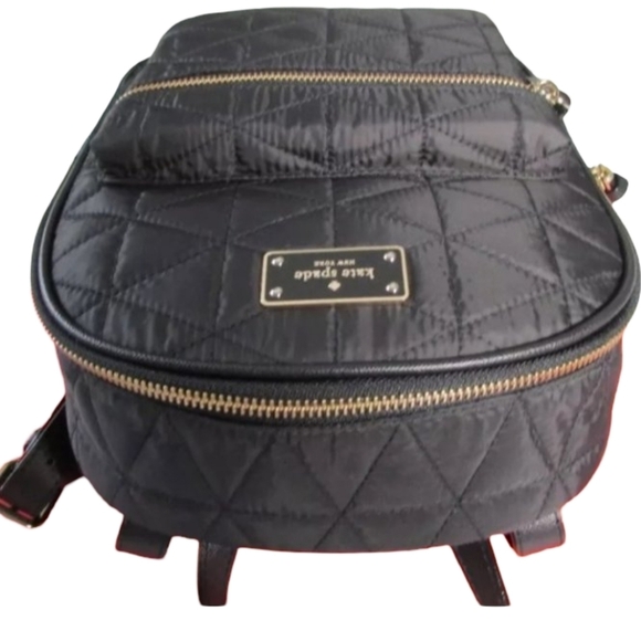 Kate Spade Wilson Road Quilted Small Nylon Backpack Black